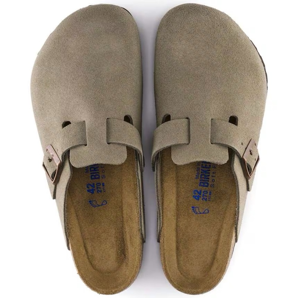 Birkenstock Women’s Tan Suede Slip Ons